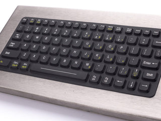 Backlit Keyboard in Stainless Steel Case - keyboard - DBL-81 - iKey