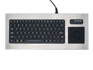 Backlit Keyboard with Integrated Force Sensing Resistor - DBL-810-FSR - iKey