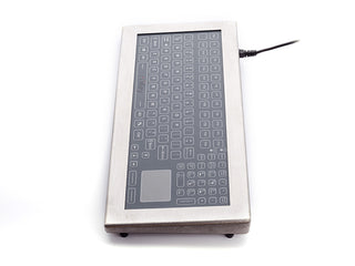 Membrane Keyboard with Touchpad - DT-5K-MEM-TP - side - iKey