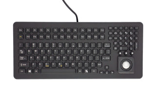 Keyboard with Integrated Trackball - DU-5K-TB - iKey