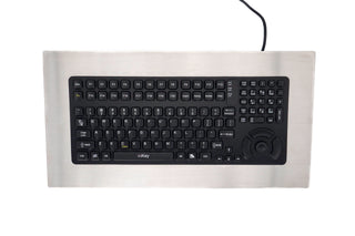 Stainless Steel Panel Mount Keyboard - Integrated FSR - PM-5K-FSR -iKey