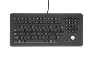 Panel Mount Keyboard with Trackball - PMU-5K-TB - iKey