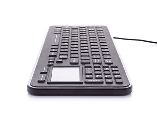 SkinnyBoard™ Sealed Keyboard with Touchpad - SB-97-TP - side - iKey