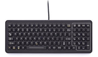 SlimKey Backlit Mobile Industrial Keyboard - SLK-101-M - iKey