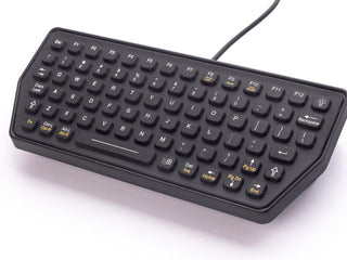 Compact Backlit Industrial Keyboard - SLK-77-M - iKey