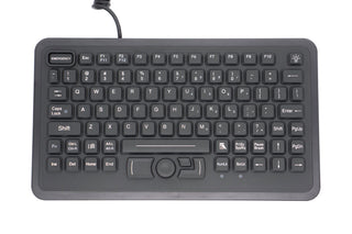 Panel Mount Keyboard with Emergency Key - SLP-86-911-FSR - iKey