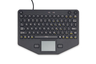 Compact Mobile Keyboard with Touchpad - SL-80-TP - black- iKey