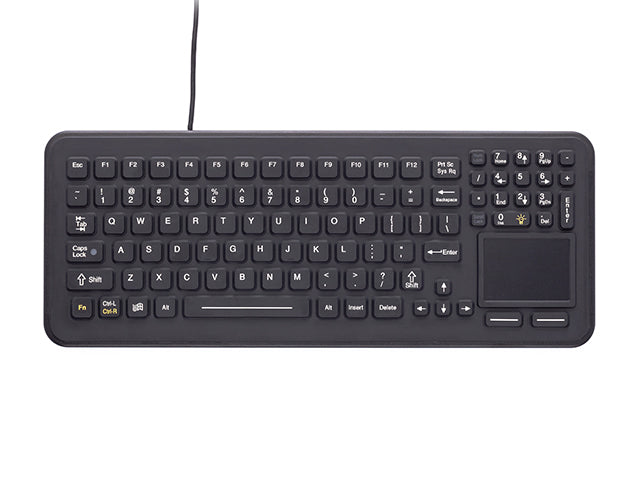 iKey's SB-97-TP Rugged Sealed Keyboard with Touchpad